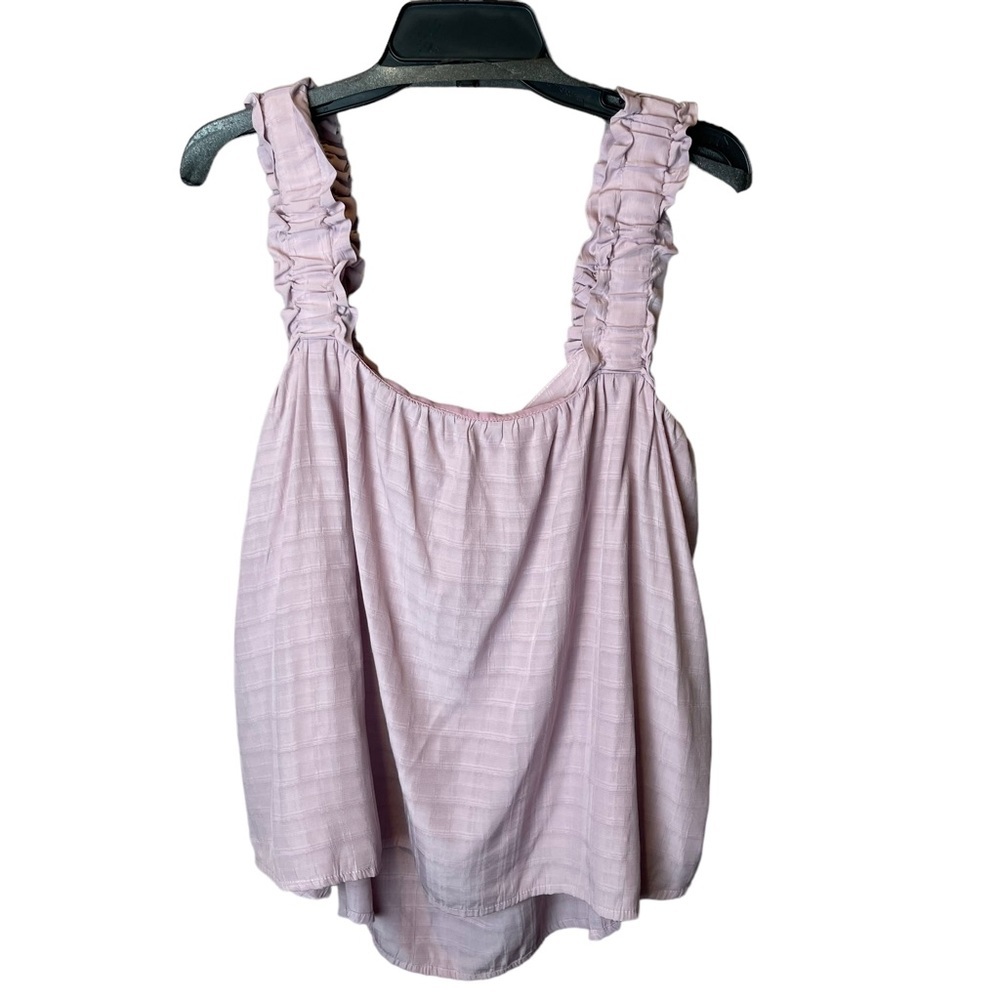 Pink Lily Nothings‎ Impossible Ruffle Straps Berry Tank 2XL